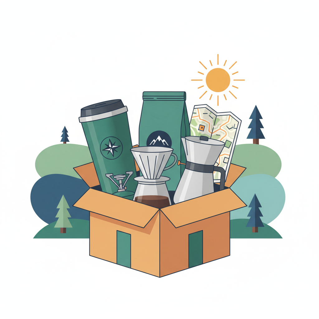 Illustration for The Ultimate Guide to Gifting Curated Coffee Bundles for Any Outdoor Enthusiast