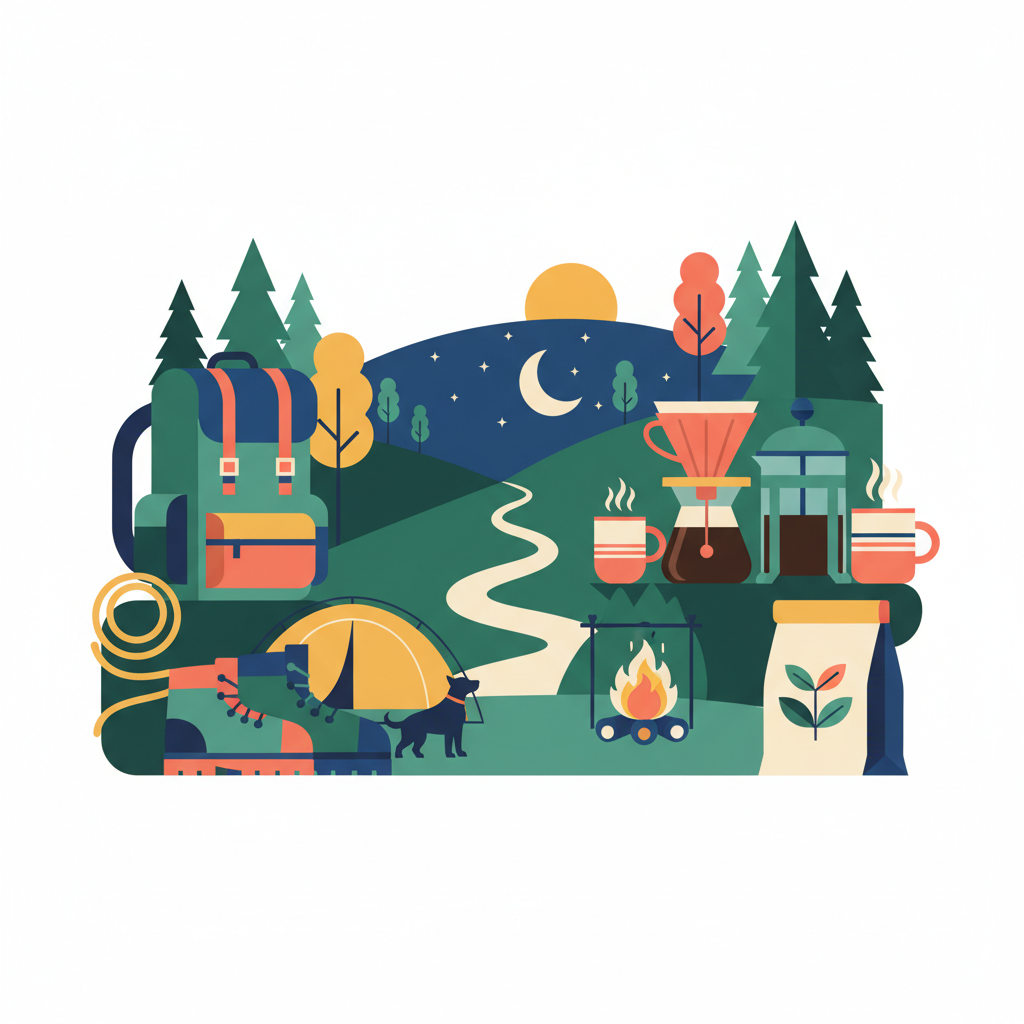 Illustration for Beyond Black Rifle Coffee: Exploring Diverse Outdoor Gear & Coffee Brands
