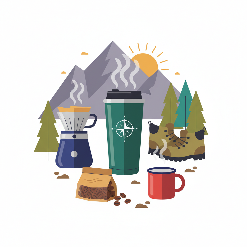 Illustration for Fuel Your Wilderness Wanderlust: Exploring Teddy Outdoors' Specialty Coffee Offerings