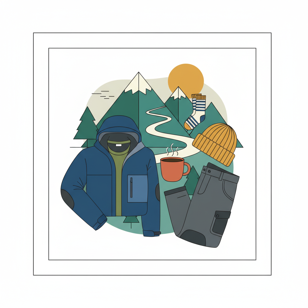 Illustration for Gear Up: The Best Durable & Comfortable Outdoor Apparel for Hiking and Coffee Breaks