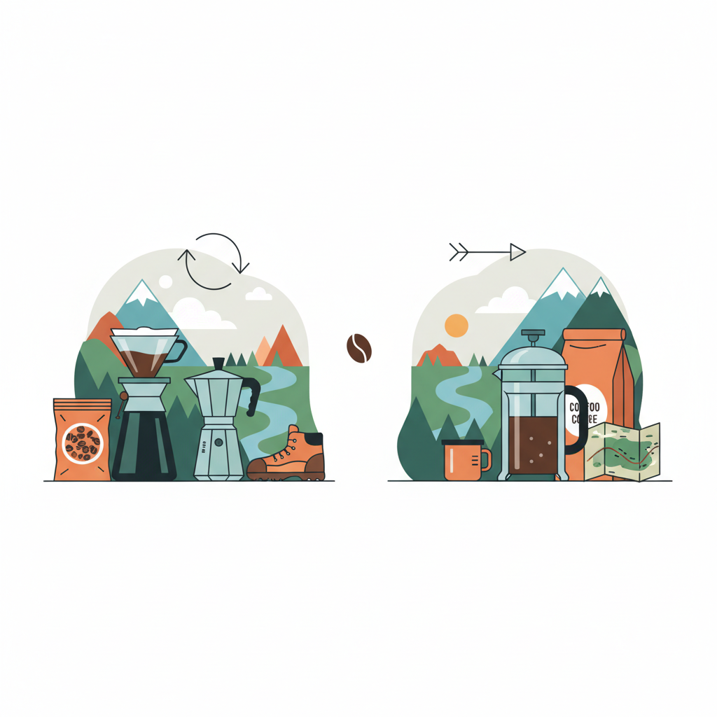 Illustration for Outdoor Coffee Brews: Subscription or One-Time Purchase - A Comprehensive Decision Guide