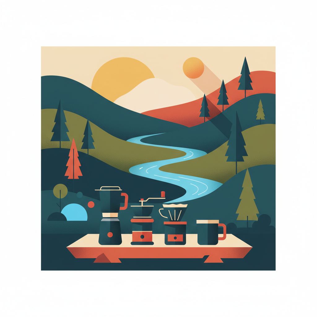 Illustration for Mastering Outdoor Espresso & Coffee: A Comprehensive Brewing Method Comparison Guide