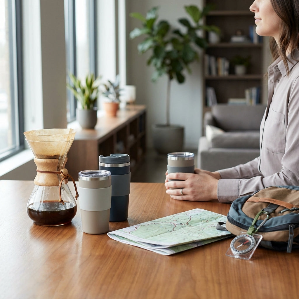 Illustration for Curated Coffee Bundles for Every Adventure: From Hiking to Kayaking
